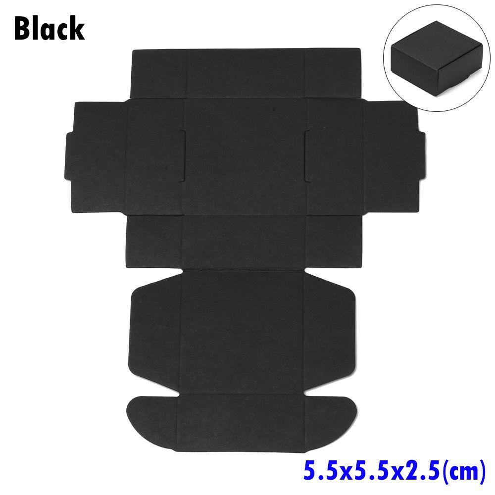 10pcs 9sizes Wedding Event Handmade Jewelry Candy Storage Cardboard Package Wrapping Kraft Paper Box
