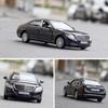 Масштаб 1/32 Benz S600, литая под давлением модель автомобиля, игрушечный автомобиль с откатным механизмом, звуком и светом для детей, коллекция подарков для мальчиков и девочек