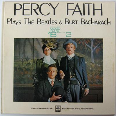 Виниловая пластинка PERCY FAITH Plays The Beatles Burt Bacharach SONI95102 CBS SONY 1972 Япония Obi Джаз Б/у