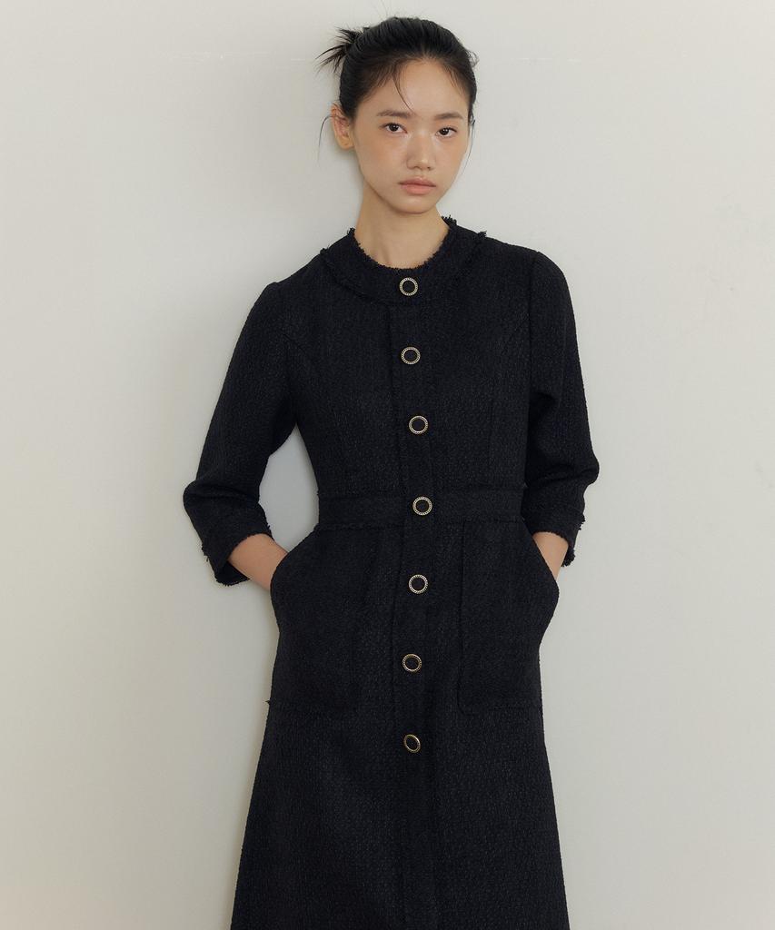 Lucirju Esther Tweed One Piece (Black)
