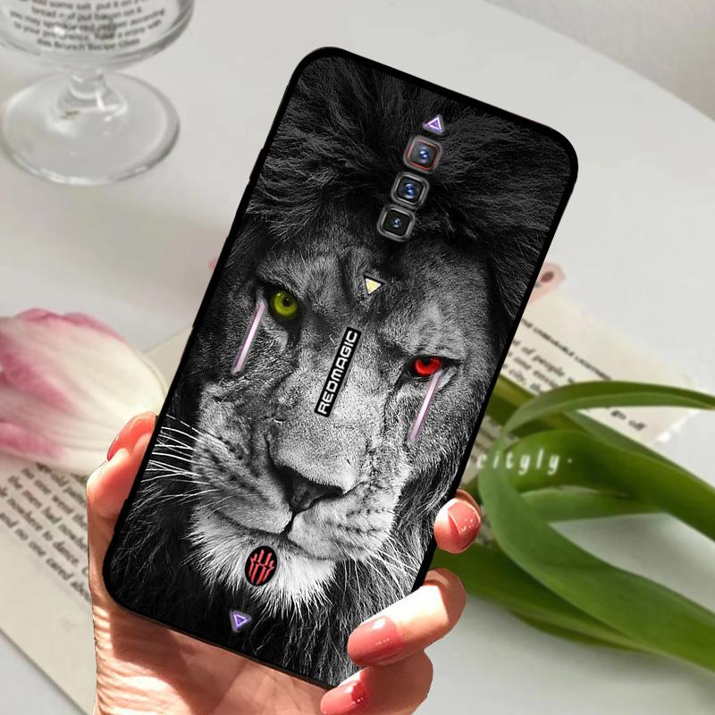 Чехол для ZTE Nubia Red Magic 6 Ударопрочный Мягкий ТПУ Силиконовый Чехол для Телефона Для ZTE Nubia Red Magic 6S Pro Capa Мультяшный RedMagic 6