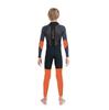 Dakine Kids' Quantum Back Zip Full 2/2mm Wetsuit, Black/Orange, Size 10, 010942200004
