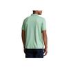 Polo Ralph Lauren Slim Fit Хлопковая однотонная рубашка поло с коротким рукавом Мужские топы Зеленый MNPOKNI1N821593-300
