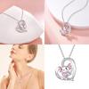 Trendy Heart And Cartoon Character Alloy Necklace For Women Gift Idea