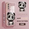 For Honor 90 70 50 X7a X9a P30 Pro P40 Lite Infinix Hot 40i 30i Vivo Y22 Y18 V30 Pro V40 Cute Cartoon Panda Soft TPU Full Lens Protect Case
