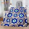 Мягкое плюшевое одеяло Nazar Evil Eye Tree of Life, фланелевое одеяло, одеяло для гостиной, спальни, кровати, дивана, чехол для пикника, детское одеяло