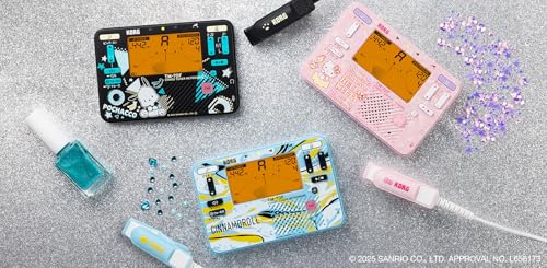 KORG TM-70C Tuner/Metronome with Cinnamoroll Clip-on Contact Microphone, Made in Japan, for Wind Orchestra, Brass Band, and Orchestra