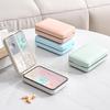 Magnetic Pill Box Waterproof Good Seal 7 Days Weekling Pill Organizer 8 Compartments Portable