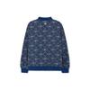 MLB New York Yankees Letter Jacquard Denim Jacket Unisex Jacket Navy-Blue 3ADKM0131-50INS