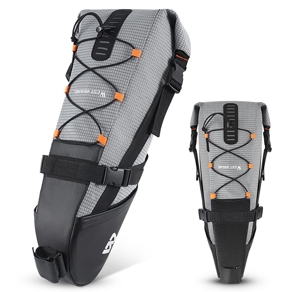 Waterproof Bike Saddle Bag 10L Bicycle Seat Bag Road Mountain Bike Tail Bag Bicycle Bag Pannier