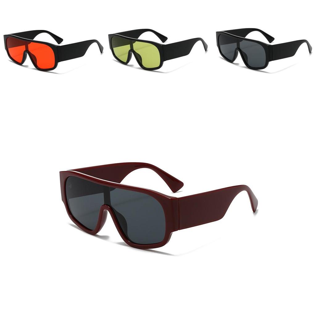 Classic Square Uv400 Sunglasses For Men And Women With Pc Frame And Polarized Look