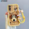 KEYSION Shockproof Case for Infinix Note 12 G96 with Lanyard Silicone Cute 3D Cartoon Doll Phone Cover for Infinix Note 12 G96