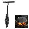 Spiral Handle Lid Lifter Cast Iron Pot Cover Handle Dutch Oven Lid Lifter  Hiking