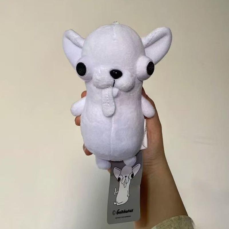 11 шт. Китайская хохлатая собака Чихуахуа собака плюшевые игрушки Чихуахуа мягкие животные подвеска странная милая забавная кукла подарок