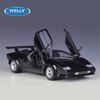Welly 1/24 Lamborghini Countach LP5000s литой спортивный автомобиль модель литой металл гоночный автомобиль модель симуляция коллекция детская игрушка подарок