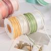 Двусторонняя атласная лента 2 мм для закладки, свадебных бантов и подарочной упаковки