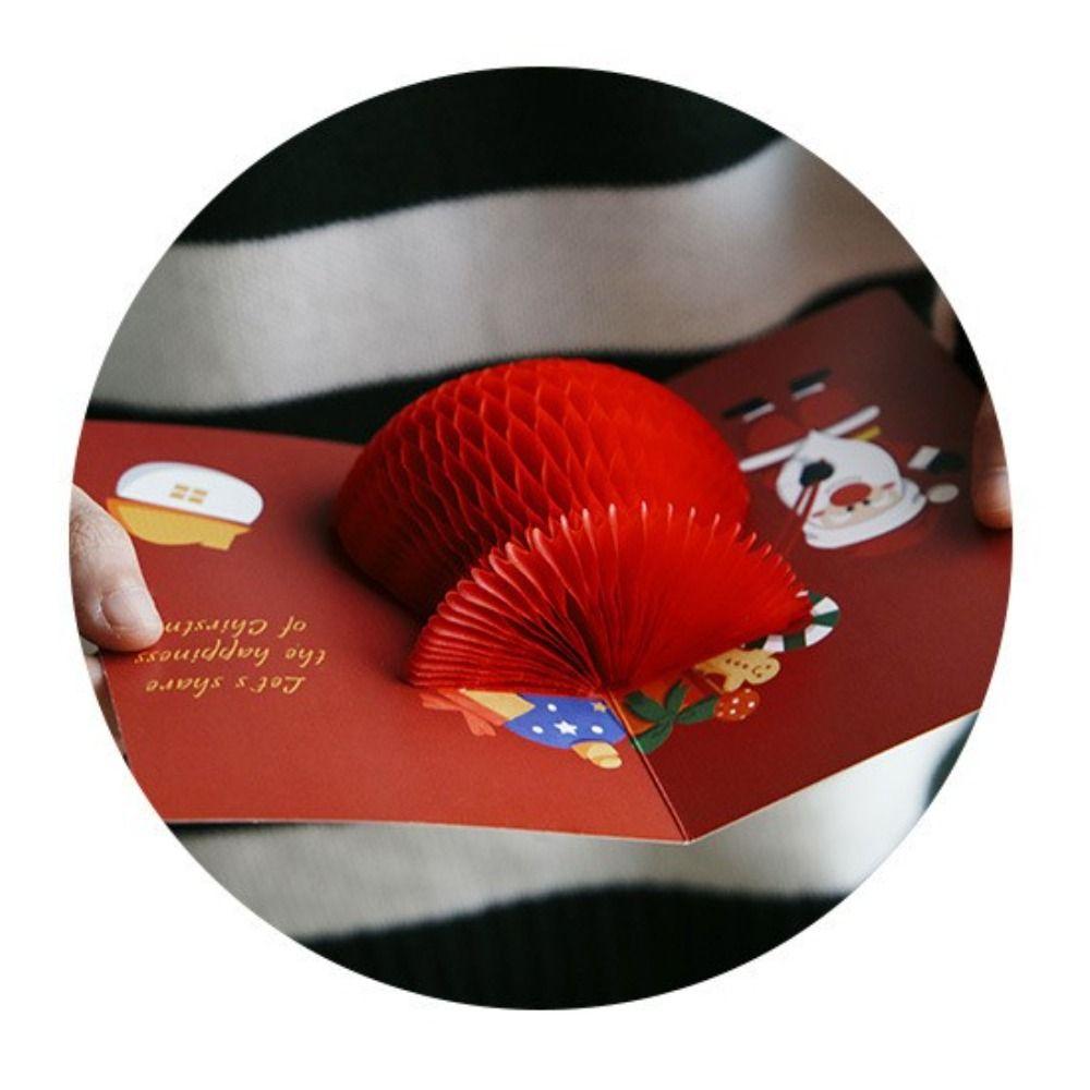 Gifts Santa Claus Blessing Cards Greeting Cards With Envelope Christmas Postcard Thank You Cards