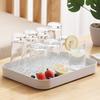 1 комплект сливного поддона, двухслойный сушильный поднос, прочный поднос для сервировки чая, прочная сушилка для посуды для домашней кухни