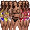 Plus Size Hot Sexy Lingerie Women Erotic Bodystocking Underwear Open Crotchless Sleeveless Fishnet Body Stockings Sex Clothes