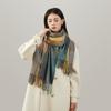 70 * 175cm Autumn/Winter 2025 New Imitation Cashmere Scarf Plaid Versatile Scarf For Men, Warm And Thick Shawl For Women