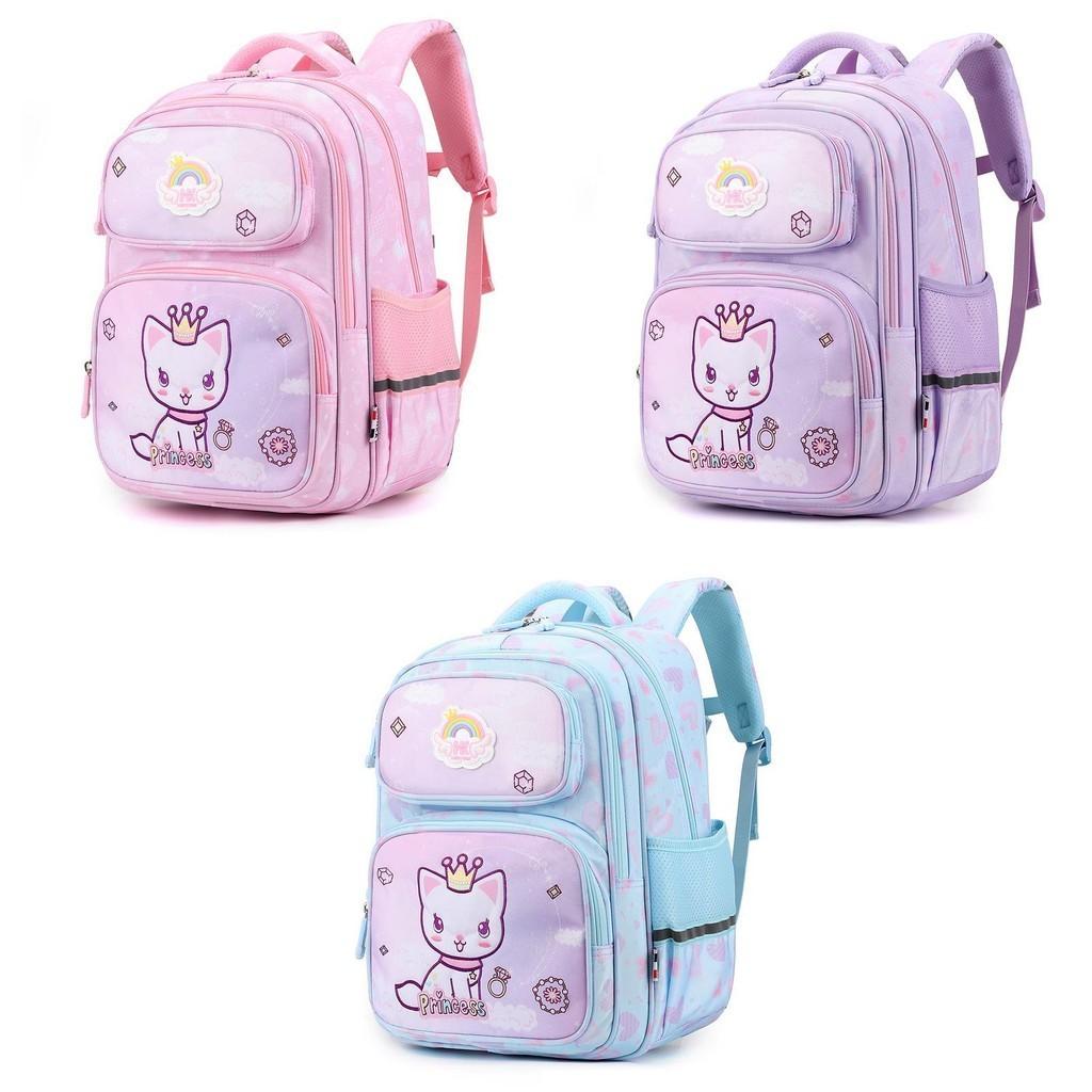 Cool Modern Nylon Book Bag For Big Class Elementary Kids Breathable And Spine-protecting