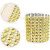 50pcs Napkin Rings, Rhinestone Napkin Rings Diamond Adornment for Place Settings, Wedding Receptions, Dinner or Holiday Parties, Family Gatherings