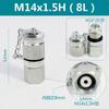 63MPa Hydraulic Pipeline Pressure Measuring Joint British Metric American Connection Pressure Gauge Special Hose Excavator Acces