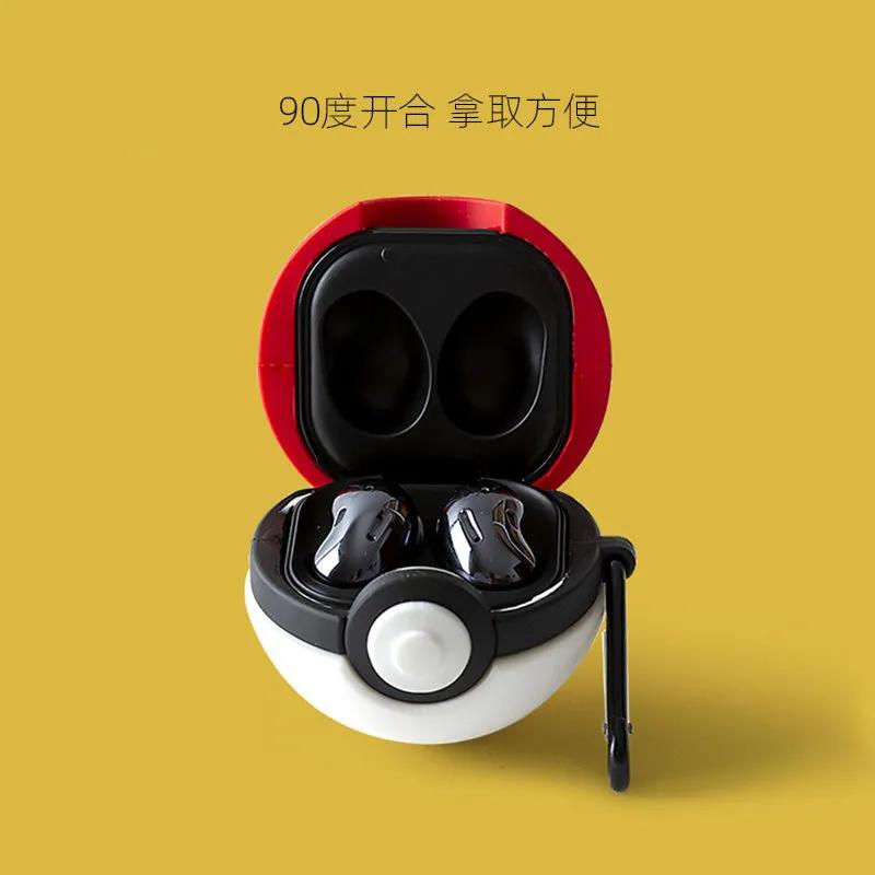 Poke Ball для Samsung Galaxy Buds 2 Pro Чехол для Buds Live / FE / Buds2 Earphone Cases Защитный чехол Funda Cover