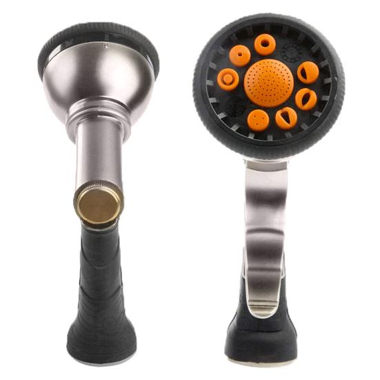 Сверхпрочная насадка для шланга 9 регулируемых режимов распыления Распылитель для шланга