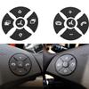 Black Car Steering Wheel Model Button Sticker Cover For Mercedes Benz R 2009-2017/ ML GL 2010-2011/ CLS 2008-2009 /SLK