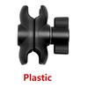 6cm Ram Support Compatible 1 Inch 25mm Ball Mount Double Socket Short Arm Frame Ball Holder Motorcycle Moto Hinged Ram Mount