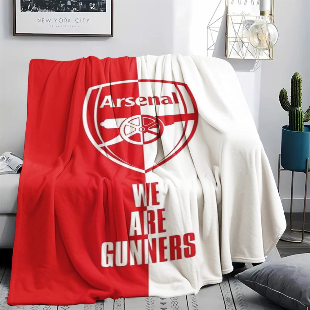 1pc Arsenal ARSENAL Print Flannel Blanket, High quality Comfortable for All Seasons, Home Decor, Warmth and Comfort, Perfect for Christmas Gifts10