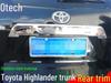 Toyota Highlander 2009-2014 Задняя отделка багажника, внешняя яркая полоса на двери багажника, модификация