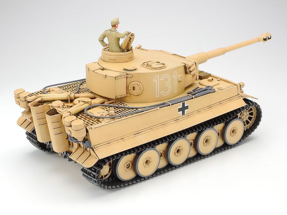 Tamiya 1/35 Военная миниатюра Серия Нет. 227 Тигр I Ранний тип Производства Африканская спецификация Пластиковая модель Сборная модель 35227
