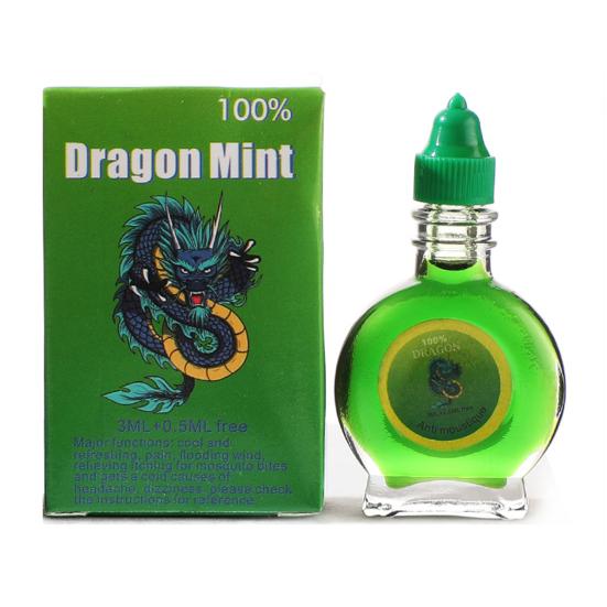 1/3/5 шт. 3 мл охлаждающее масло Dragon Mints головные боли мигрени мышечные боли укусы зуд усталость снятие успокоение путешествия портативное охлаждающее эфирное масло