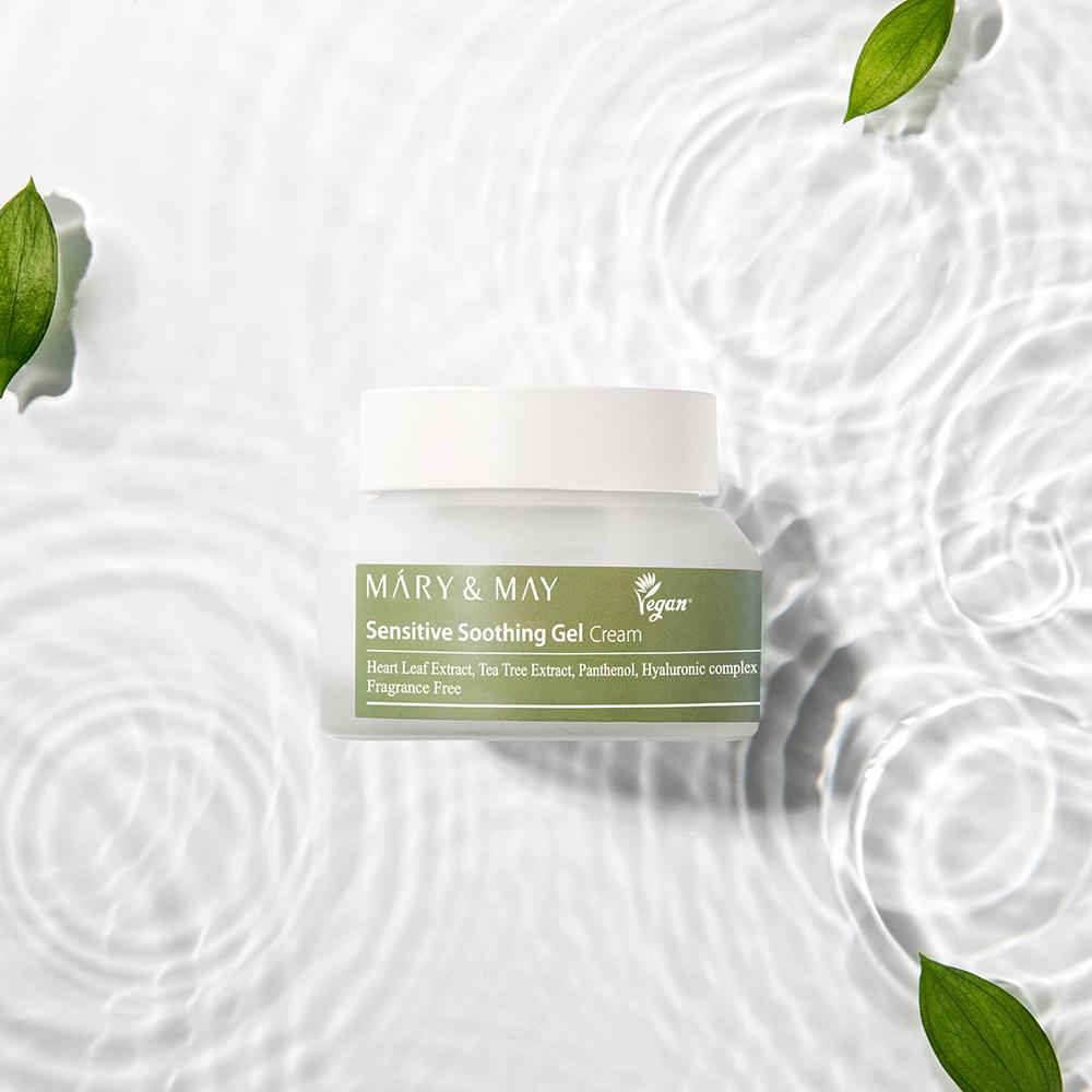 Mary&May Sensitive Soothing Gel Cream 70ml - Calm Relief Balance, Korean