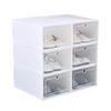 Transparent Stackable Dustproof Flip Type Shoes Storage Container Home Decor