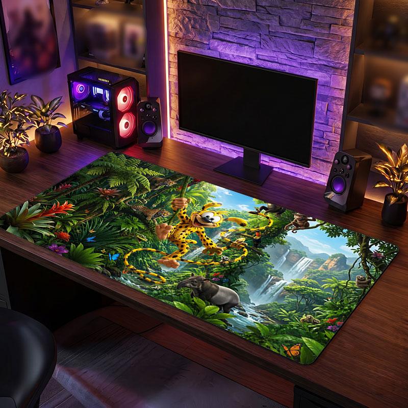 Big Mouse PadMarsupilami Extended Soft Desk Mat Gaming Office Computer Table Decor Mat