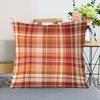 Throw Pillow Cover Colorful Plaid Pattern Pillow Cover 18x18 Inch Checkered Pillow Case for Bedroom Sofa Couch Living Room Office