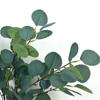 Искусственное зеленое растение Круглые ветки листьев эвкалипта Эвкалиптовый лист яблони Поддельные листья Связка Украшение для дома