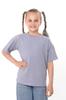 T-shirt for girls – soft knitted fulicra with rhinestones, straight cut, various colors Summer 6414-105-5 HC