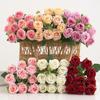Simulation Flower Beautiful Non-Fading Fine Texture Artificial Flower Simulation Rose Flower Photography Props Fake Rose Flower