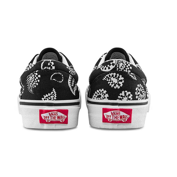 Vans Era Canvas Casual Low Top Skate Shoes Kids Sneaker Black VN000YMABLK