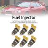 6 шт. Форсунка топливная 1001-87091 Подходит для Denso 650CC Подходит для Toyota Supra JZA80 2JZGTE 2JZ