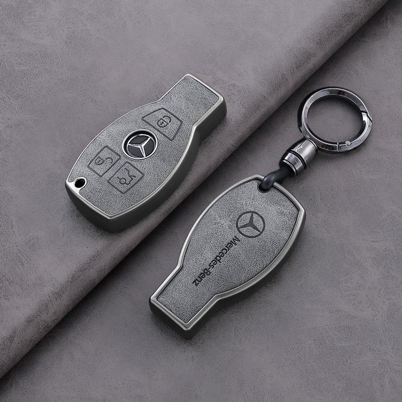 PZQ2 For Mercedes Benz A C E S G Class GLA CLA GLK GLC CLS W204 W463 W176 W251 W205 AMG Metal Car Key Case Cover Shell Fob
