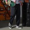 Li Ning Skateboard Series однотонные прямые повседневные длинные брюки мужские низы черного цвета AKXR445-2