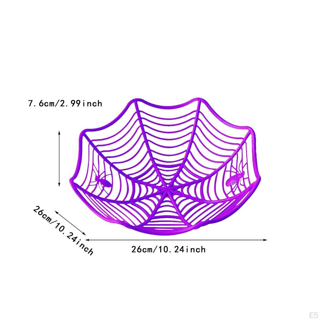 Конфетница Хэллоуин паутина корзина угощения сервировочный поднос декоративная тарелка
