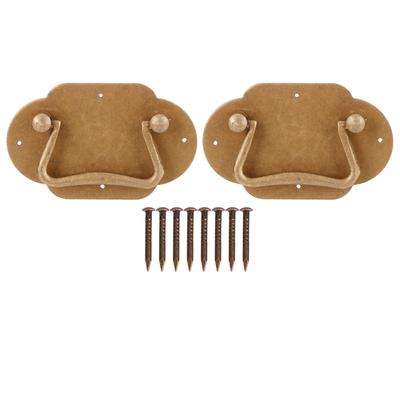 2 комплекта медных ручек, антикварные ручки для ящиков, фурнитура для шкафа, кладовки, гардероба