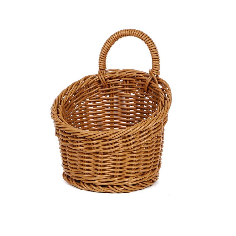 Woven Vegetable Fruit Storage Baskets Hanging Garden Plant Baskets  Kitchen Decoration