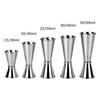 1pc Liquid Measuring Cup Stainless Steel Measure Cup Cocktail Spirit Jigger Mixed Beaker Measure Cup Kitchenware Bar Accessories